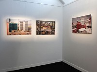 Vue de l'exposition Regards croisés sur la ville au Carreau, Cergy-Pontoise, 2013